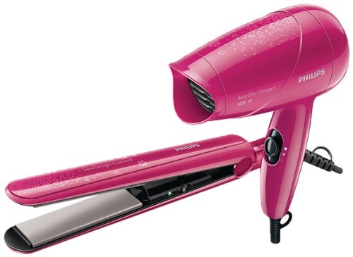 Check out this Philips Hair Straightener and Hair Dryer Combo Pack. 