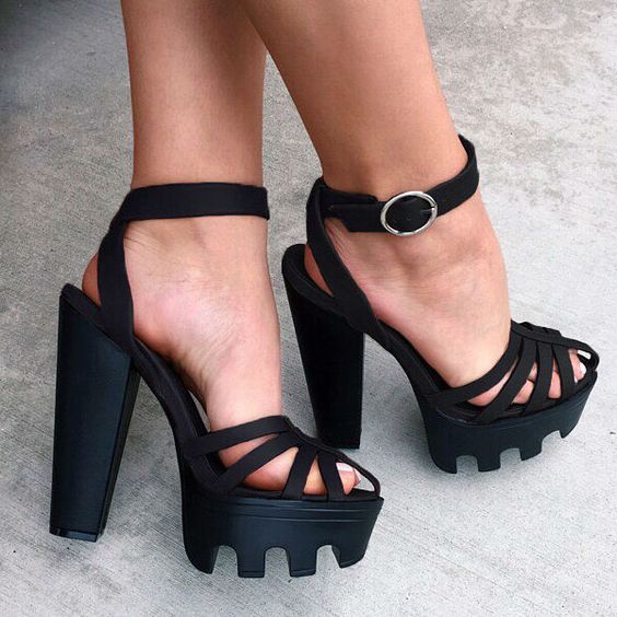 chunky heels