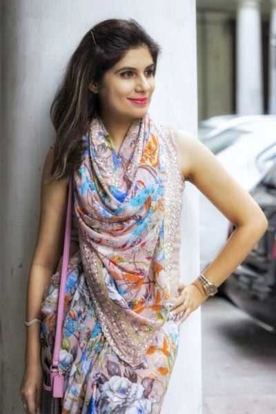 how to wear a pallu of sari