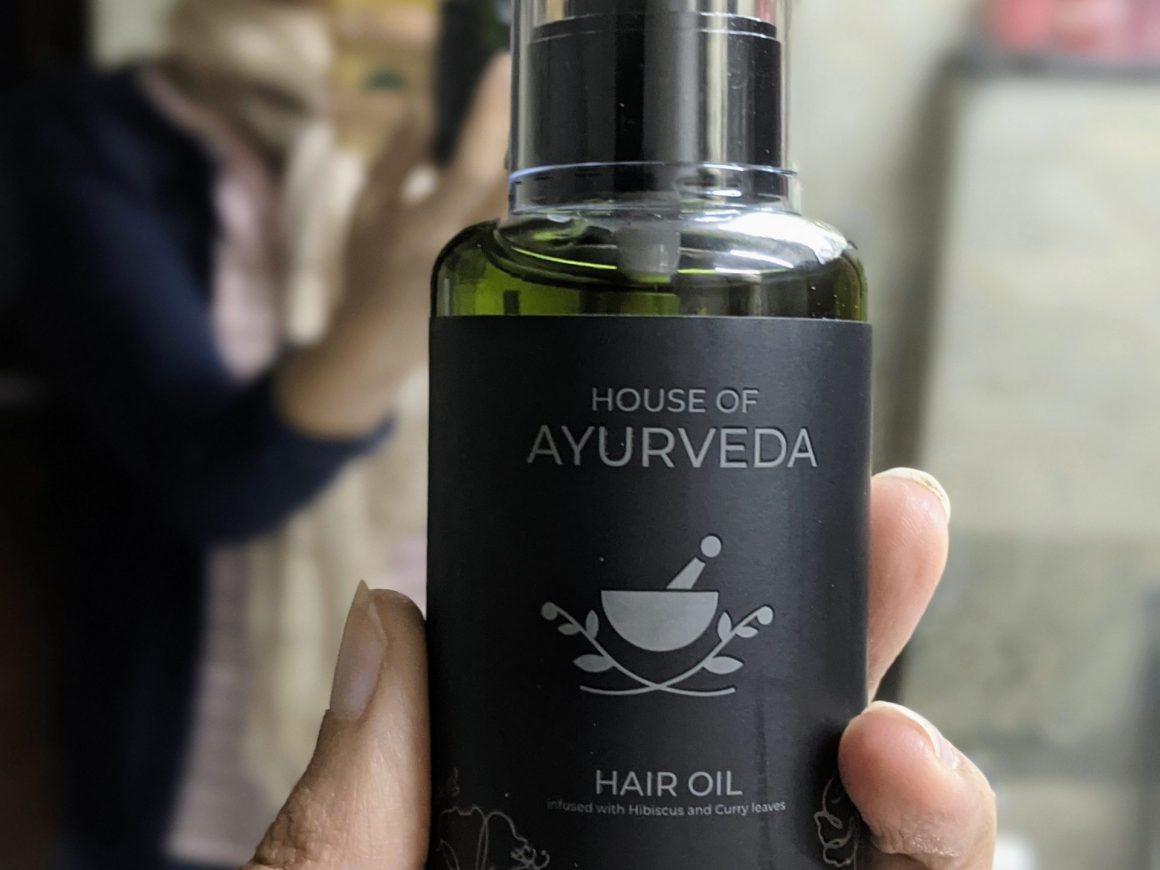 house of Ayurveda hair oil review