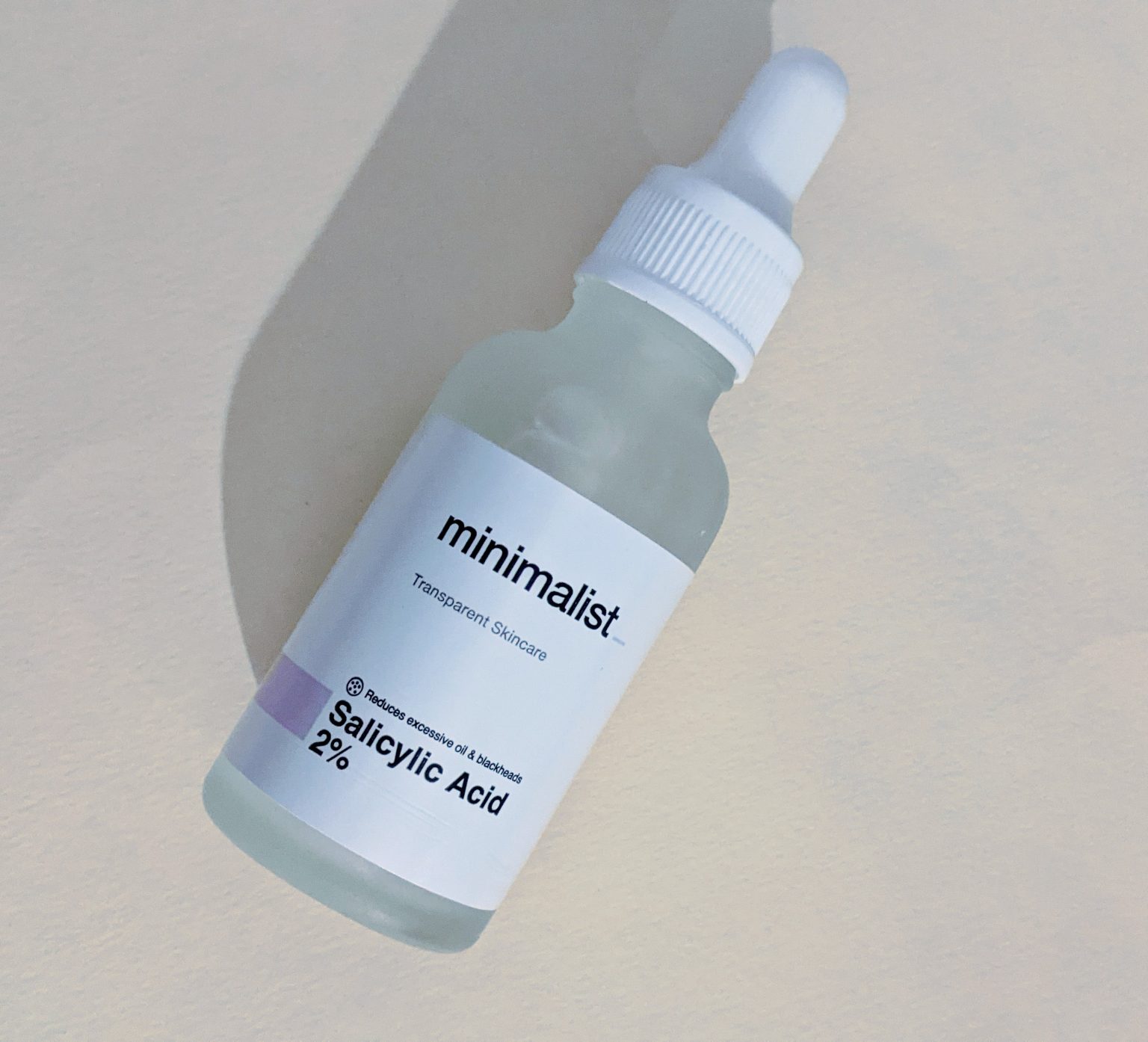 Review Minimalist Salicylic Acid 2 for reducing excessive oil