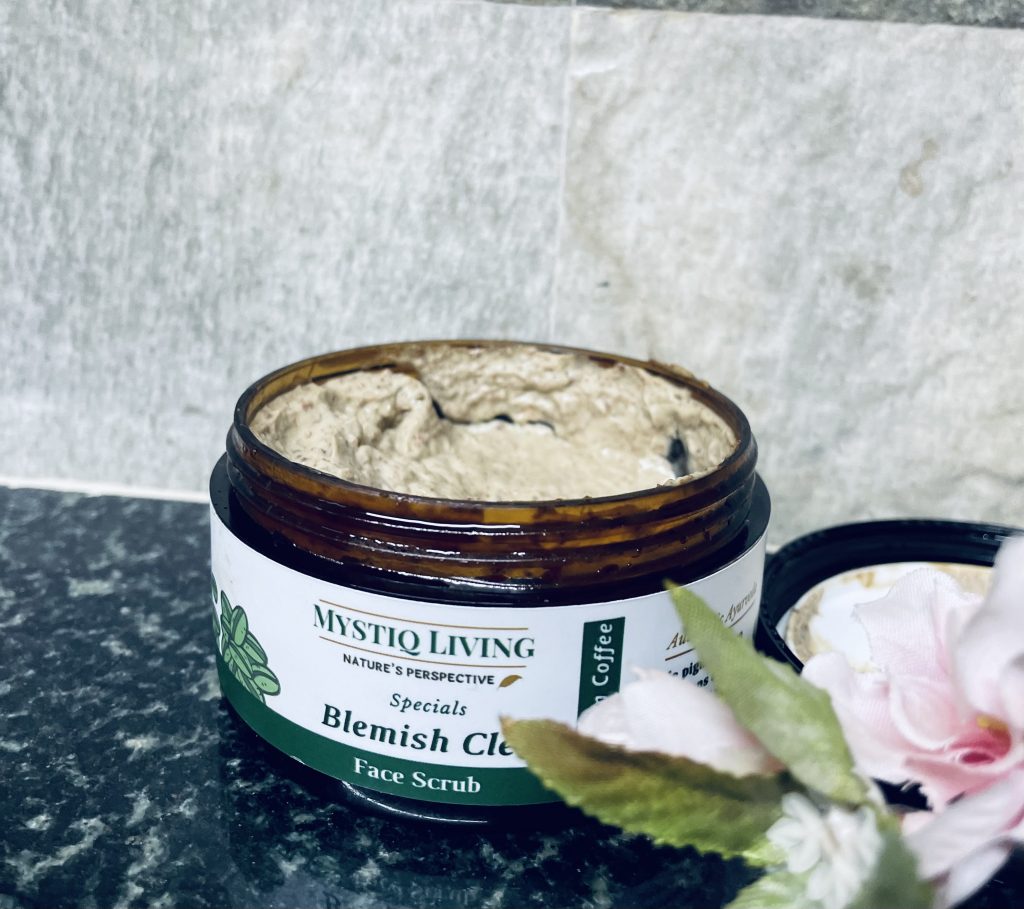 Mystiq Living Green Coffee Blemish Clear Face Scrub review